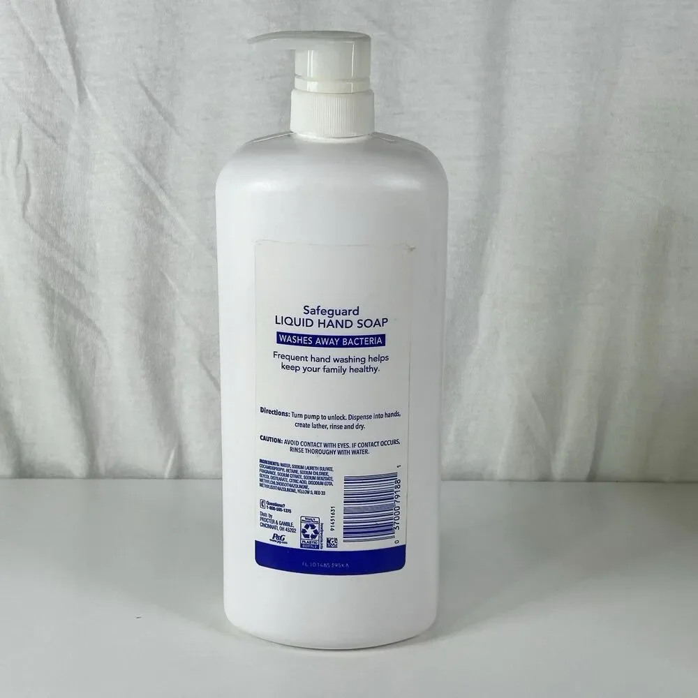 Safeguard Liquid Hand Soap Micellar Deep Cleansing 40oz Fresh Clean Scent Pump